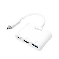Εικόνα της Μετατροπέας USB-C σε HDMI/Type-C/USB Logilink UA0258