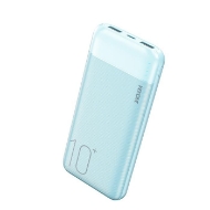 Εικόνα της Power Bank 10000mAh 10W WK WP-01 2 Θέσεων Μπλέ