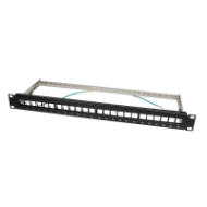 Εικόνα της Patch Panel Keystone Jacks Logilink 1U 24 Θέσεων NK4042 19''