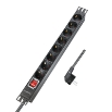 Picture of Socket 8 Ports Logilink 1U PDU8C01 with Switch 19''