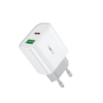 Εικόνα της Φορτιστής Σπιτιού PD 20W WK WP-U53 2 Θέσεων Λευκό