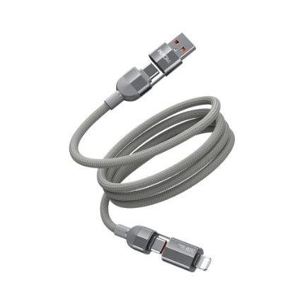 Picture of Charging Cable WK WDC-48 4 in 1 PD 240W 1m  Grey