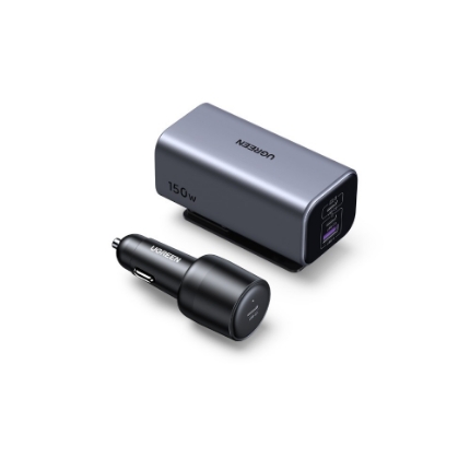 Picture of Car Charger GaN PD 150W UGREEN EC706 35571 2 Ports Gray