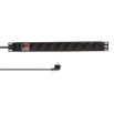 Picture of Socket 8 Ports Logilink 1U PDU8C01 with Switch 19''