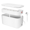 Picture of Socket 5 Ports and Cable Organizer Box Logilink LPS281U with 3 USB Ports