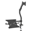 Picture of Dual Monitor & Laptop/Tablet Stand Focus Mount DLB 921-10LP