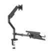 Picture of Dual Monitor & Laptop/Tablet Stand Focus Mount DLB 921-10LP