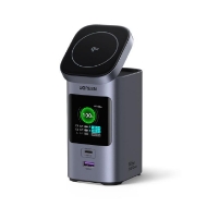 Εικόνα της Power Bank 20000mAh PD 145W Qi2 UGREEN PB771 35527B, με Ασύρματη Φόρτιση Magnetic, 3 Θέσεων Γκρί