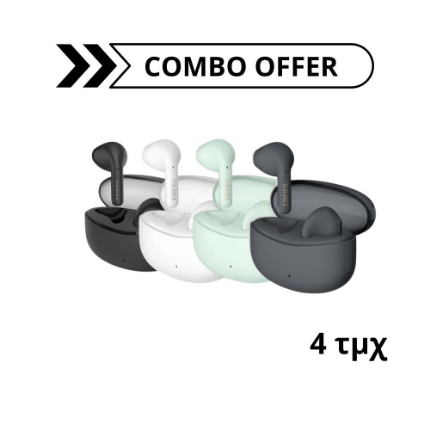 Εικόνα της Combo Offer Edifier TWS X2s Μαύρο/Λευκό/Γκρι/Πράσινο 4τμχ