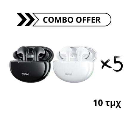 Picture of Combo Offer WK WS-16 Μαύρο/Λευκό 5+5