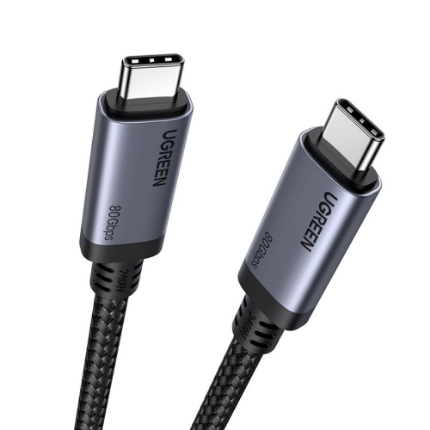 Picture of Charging Cable UGREEN L706 65383 USB-C to USB-C PD 240W 1m Black