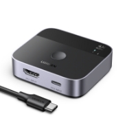 Εικόνα της HDMI/USB-C Switch 2 θέσεων 4K/60Hz UGREEN AW503 55452
