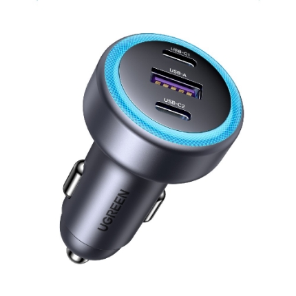 Εικόνα της Φορτιστής Αυτοκινήτου 30W UGREEN EC307 45843 3 Θέσεων Γκρί
