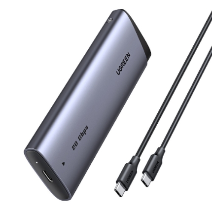 Picture of M2 NVMe/M2 SATA SSD Case UGREEN CM767 55150 USB-C 3.2