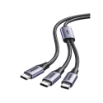 Εικόνα της Καλώδιο Φόρτισης UGREEN US561 35087 USB-C σε 2x USB-C PD 100W 1.5m Μαύρο
