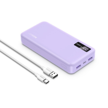 Picture of Power Bank 20000mAh PD 20W UGREEN PB312 65590B 3 Ports Purple