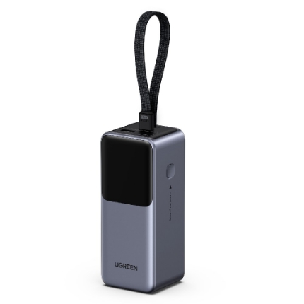 Εικόνα της Power Bank 20000mAh PD 130W UGREEN PB723 55365B 2 Θέσεων, με καλώδιο USB-C Γκρι