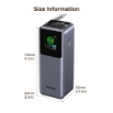 Picture of Power Bank 20000mAh PD 165W UGREEN PB726 55987B 2 Ports, with cables USB-C 100W Gray