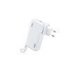Εικόνα της Power Bank 10000mAh PD 22,5W WK WP-118 2 Θέσεων, με καλώδιο Lighting/USB-C Λευκό