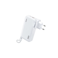 Picture of Power Bank 10000mAh PD 22,5W WK WP-118 2 Ports, with cable Lighting/USB-C White