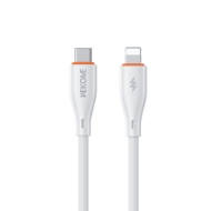Εικόνα της Καλώδιο Φόρτισης WK WDC-69 USB-C σε Lightning PD 27W 1m Λευκό