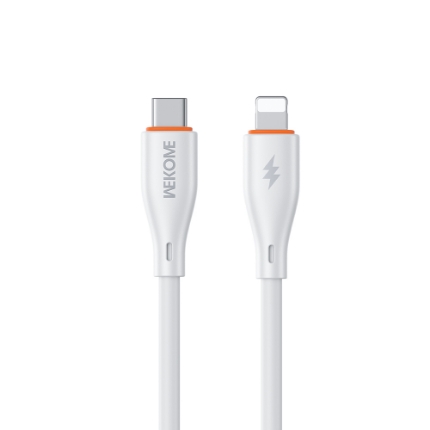 Picture of Charging Cable WK WDC-69 USB-C to Lightning PD 27W 1m White