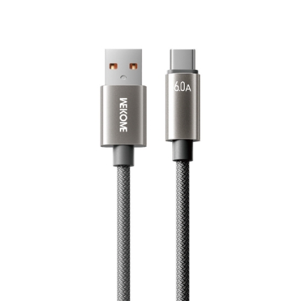 Εικόνα της Καλώδιο Φόρτισης WK WDC-63a USB σε USB-C PD 66W 1.2m Γκρι