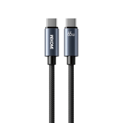Picture of Charging Cable WK WDC-64 USB-C to USB-C PD 65W 1.2m Black