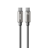 Εικόνα της Καλώδιο Φόρτισης WK WDC-64 USB-C σε USB-C PD 65W 1.2m Γκρι