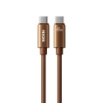 Picture of Charging Cable WK WDC-64 USB-C to USB-C PD 65W 1.2m Brown