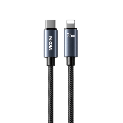 Εικόνα της Καλώδιο Φόρτισης WK WDC-65 USB-C σε Lightning PD 35W 1.2m Μαύρο