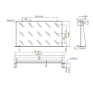 Picture of Cantilever Shelf 1U Power On CS-1-250 250mm Depth