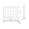 Picture of Cantilever Shelf 1U Power On CS-1-350 350mm Depth