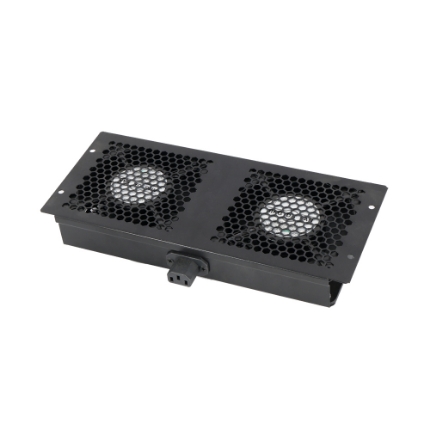 Picture of 2 Cooling fan unit 2 Fans Power On FAN-S2 for 600mm Floor Standing Rack