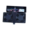 Picture of 2 Fan Cooling Unit with Thermostat Power On TSFAN-S2 for Floor Standing Rack 600x600mm
