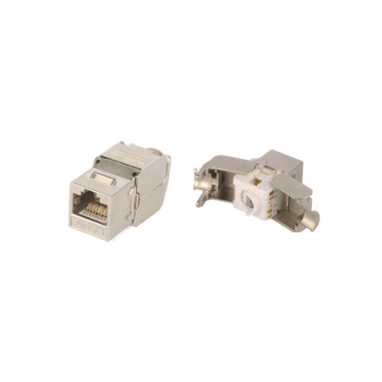 Εικόνα της Βύσμα Keystone RJ45 CAT6A Power On KJ-C6A-F001 FTP Toolless
