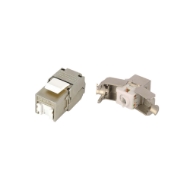 Εικόνα της Βύσμα Keystone RJ45 CAT6A Power On KJ-C6A-F001-S FTP Toolless με καπάκι προστασίας