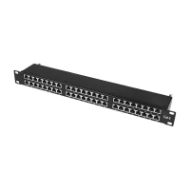 Picture of Patch Panel CAT6 48 Ports 1U Power On PP-C6-F48 FTP