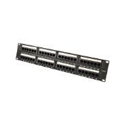 Εικόνα της Patch Panel CAT6 48 Θέσεων 2U Power On PP-C6-U48 UTP με Βάση Στήριξης