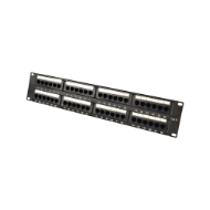 Picture of Patch Panel CAT6 48 Ports 2U Power On PP-C6-U48 UTP with Rear Rack