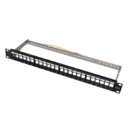 Εικόνα της Keystone Patch Panel 24 Θέσεων 1U Power On BPP-F-24 FTP με Βάση Στήριξης
