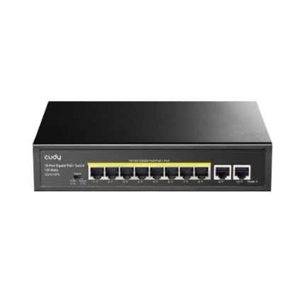 Εικόνα της Switch 10 Θέσεων PoE Cudy GS1010PE Gigabit