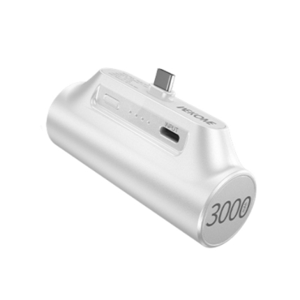 Εικόνα της Power Bank 3000mAh 10W WK WP-07 USB-C 1 Θέσης Λευκό