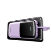 Picture of Power Bank 10000mAh PD 22,5W WK WP-65 2 Ports, with cable USB-C/Lightning/Micro/USB Purple