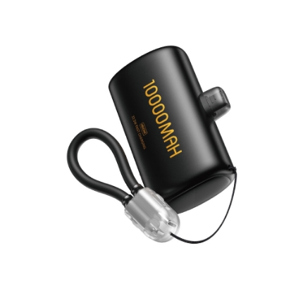 Εικόνα της Power Bank 10000mAh PD 22,5W WK WP-113 2 Θέσεων, με καλώδιο USB-C/Lightning Μαύρο