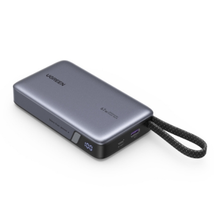 Εικόνα της Power Bank 20000mAh PD 67W UGREEN PB550 55996B 2 Θέσεων, με καλώδιο USB-C Γκρι