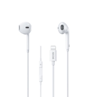 Picture of Earphone Lightning WK YB09 Plug & Play White