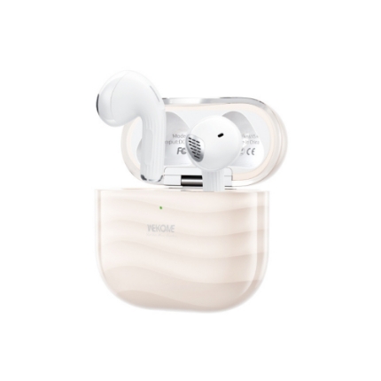 Εικόνα της Ακουστικά True Wireless ΒΤ WK WS-18 Μπέζ