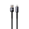 Picture of Charging Cable with LED WK WDC-C13i USB to Lightning 1.2m Black
