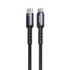 Εικόνα της Καλώδιο Φόρτισης με LED WK WDC-C15 USB-C to Lightning PD 35W 1.2m Μαύρο